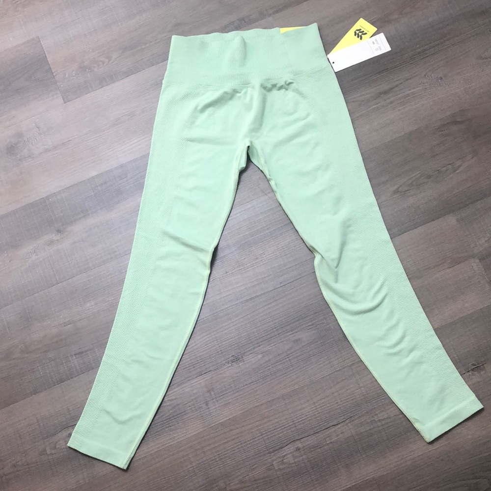 High rise legging, Size large from target, cute fern, green